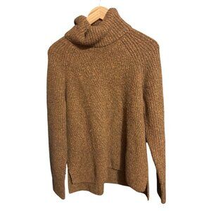 Madewell Brown Turtleneck Sweater M/M Made In China 50% Acrylic 29% Wool